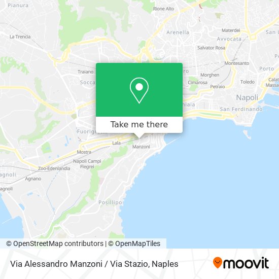 Via Alessandro Manzoni / Via Stazio map