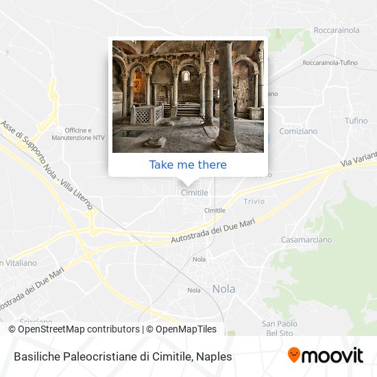 Basiliche Paleocristiane di Cimitile map
