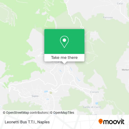 Leonetti Bus T.T.I. map