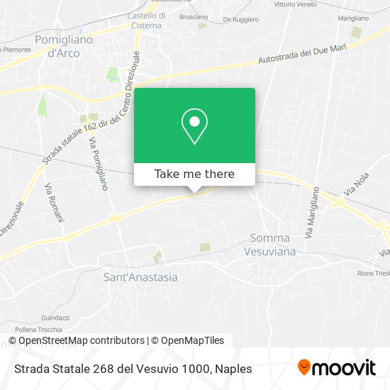 Strada Statale 268 del Vesuvio 1000 map