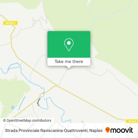 Strada Provinciale Raviscanina-Quattroventi map