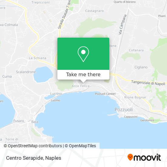 Centro Serapide map