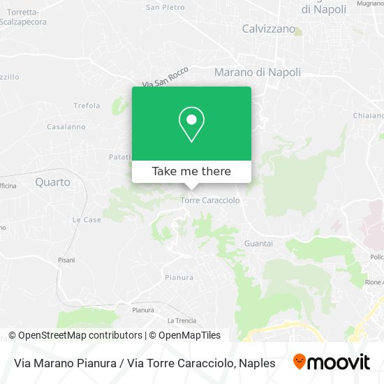 Via Marano Pianura / Via Torre Caracciolo map