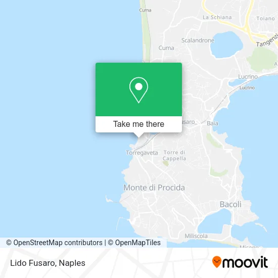 Lido Fusaro map