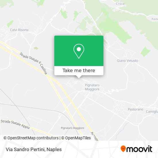 Via Sandro Pertini map