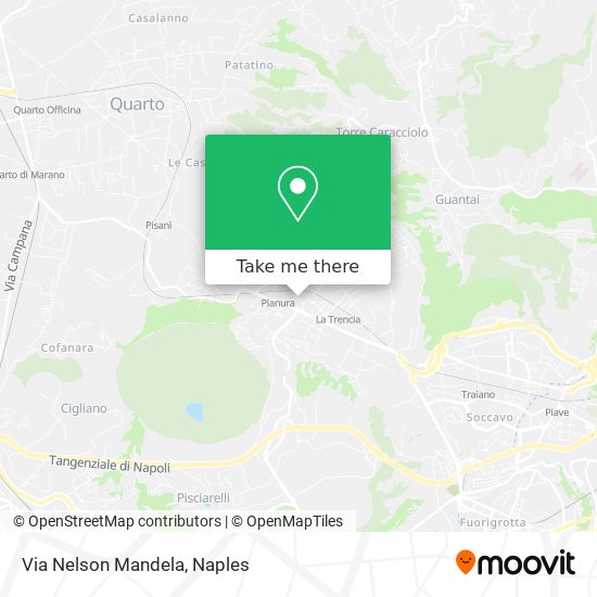 Via Nelson Mandela map