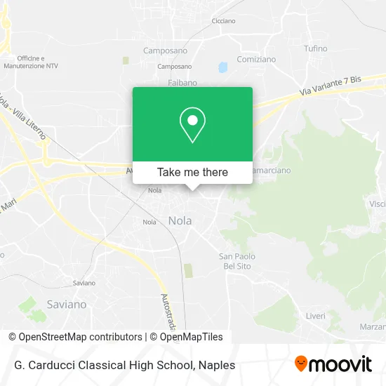 G. Carducci Classical High School map