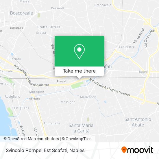 Svincolo Pompei Est Scafati map