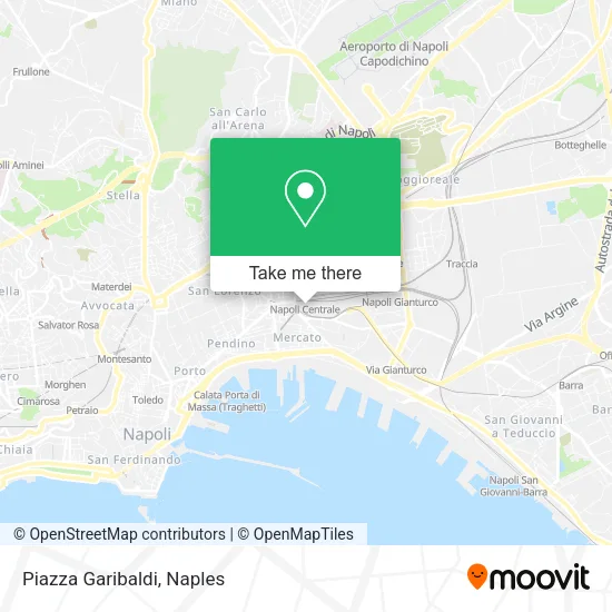 Piazza Garibaldi map