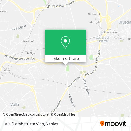 Via Giambattista Vico map