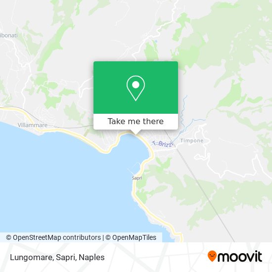 Lungomare, Sapri map