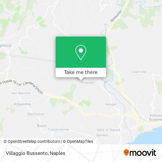 Villaggio Bussento map