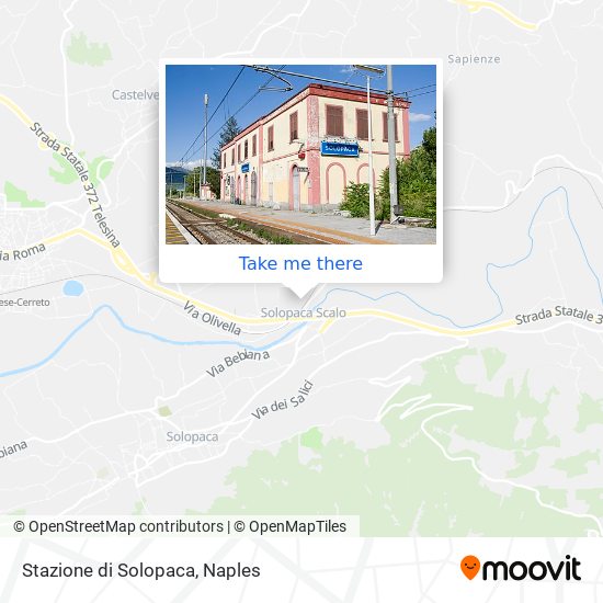 Stazione di Solopaca map