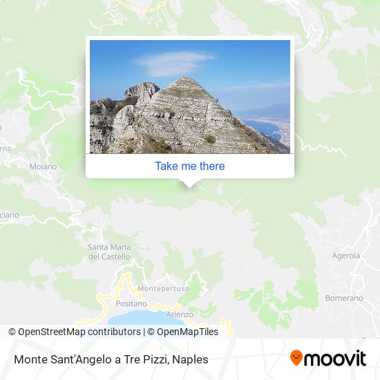 Monte Sant'Angelo a Tre Pizzi map