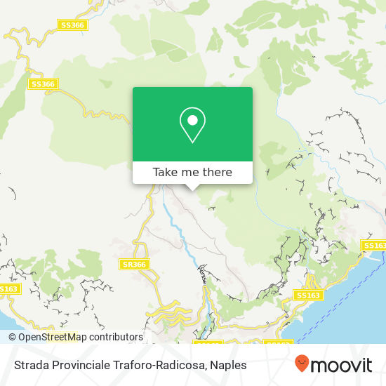 Strada Provinciale Traforo-Radicosa map