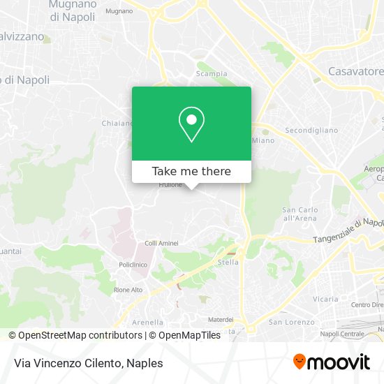 Via Vincenzo Cilento map