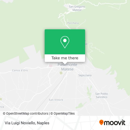 Via Luigi Noviello map