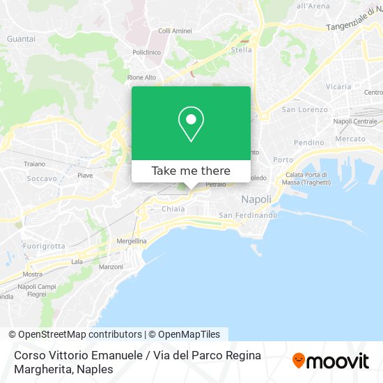 Corso Vittorio Emanuele / Via del Parco Regina Margherita map
