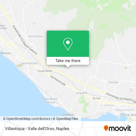 Villantiqua - Valle dell'Orso map