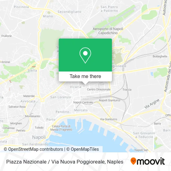 Piazza Nazionale / Via Nuova Poggioreale map