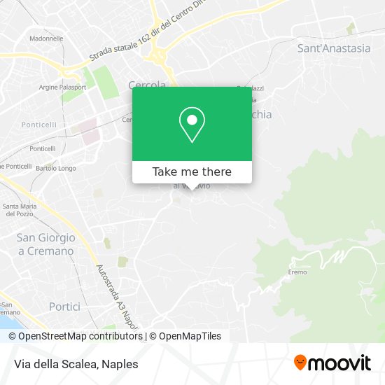 Via della Scalea map