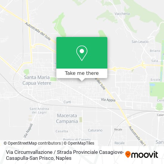 Via Circumvallazione / Strada Provinciale Casagiove-Casapulla-San Prisco map