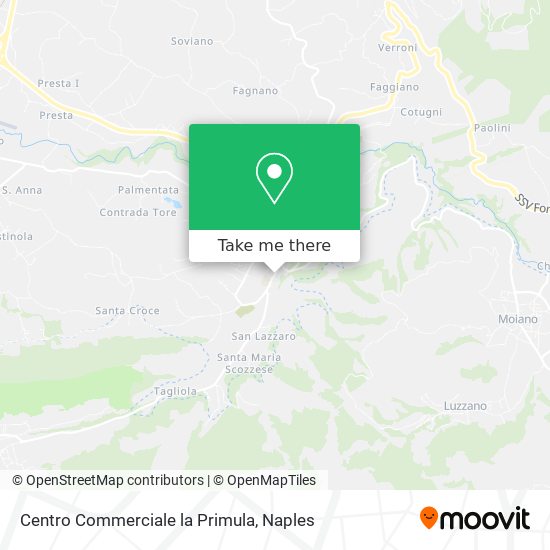 Centro Commerciale la Primula map