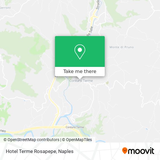 Hotel Terme Rosapepe map