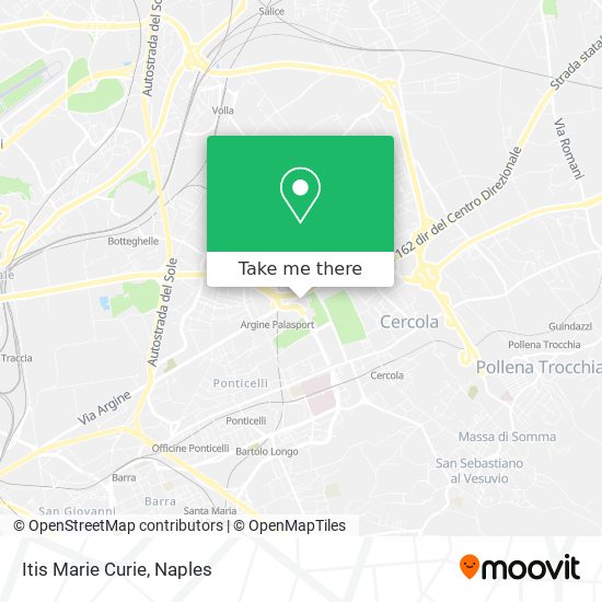 Itis Marie Curie map
