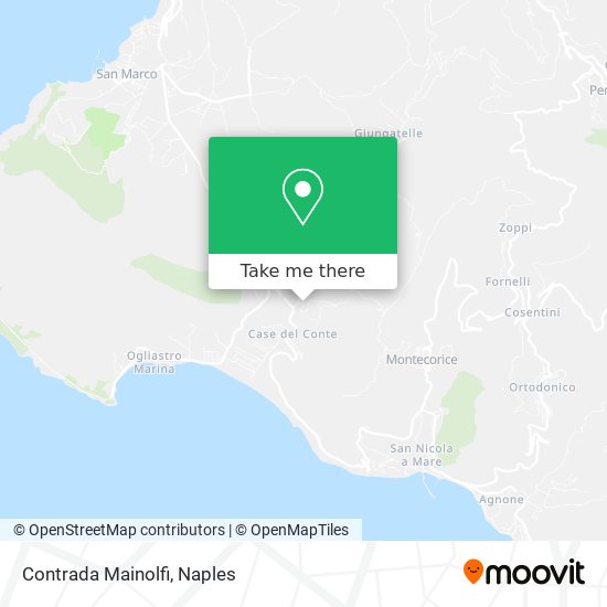 Contrada Mainolfi map