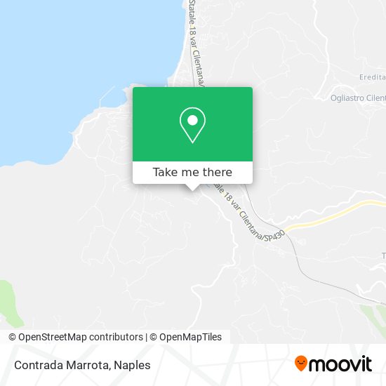 Contrada Marrota map