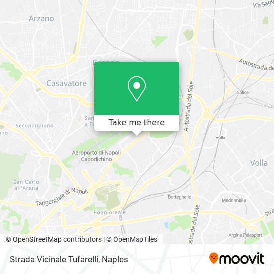 Strada Vicinale Tufarelli map