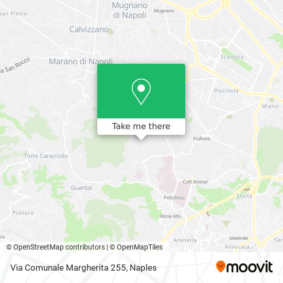 Via Comunale Margherita 255 map