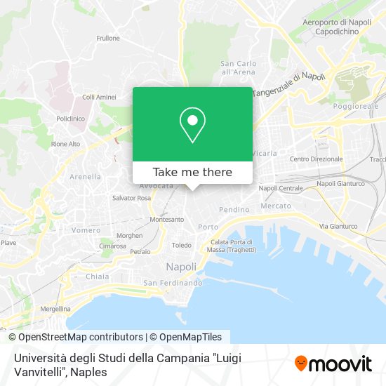 Università degli Studi della Campania "Luigi Vanvitelli" map