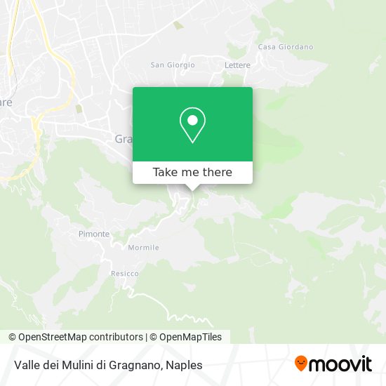 Valle dei Mulini di Gragnano map