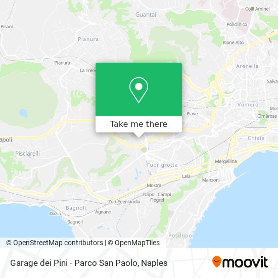 Garage dei Pini - Parco San Paolo map