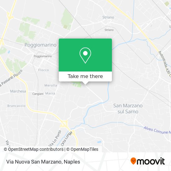 Via Nuova San Marzano map