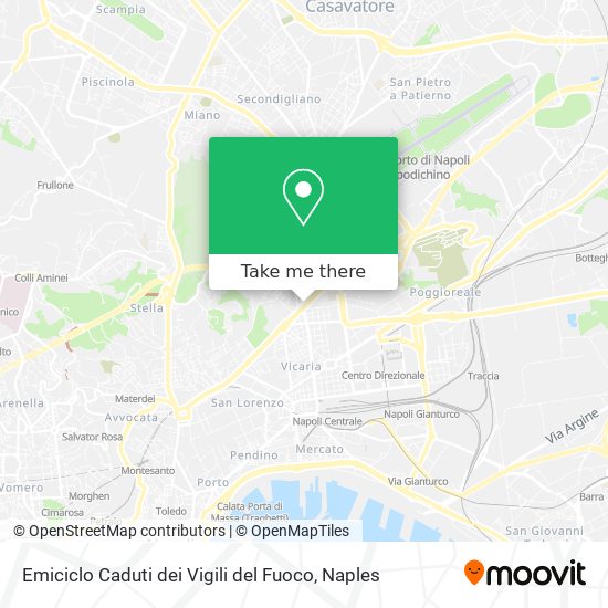 Emiciclo Caduti dei Vigili del Fuoco map