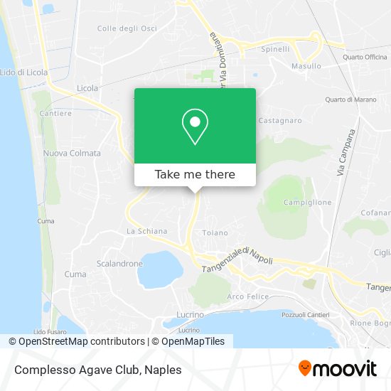 Complesso Agave Club map