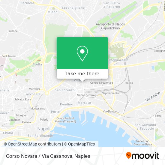 Corso Novara / Via Casanova map