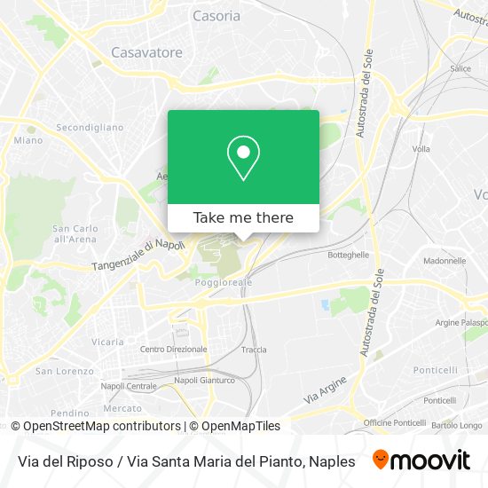 Via del Riposo / Via Santa Maria del Pianto map