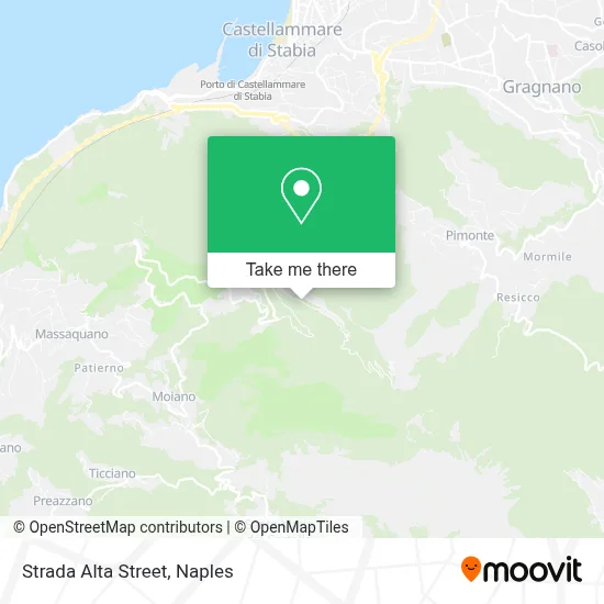 Strada Alta Street map