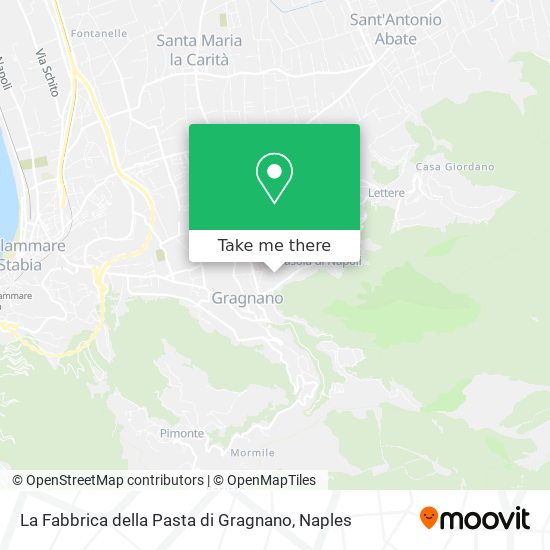 La Fabbrica della Pasta di Gragnano map