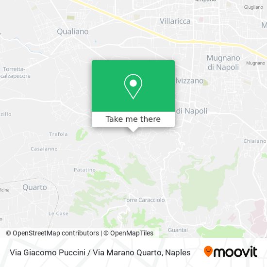 Via Giacomo Puccini / Via Marano Quarto map