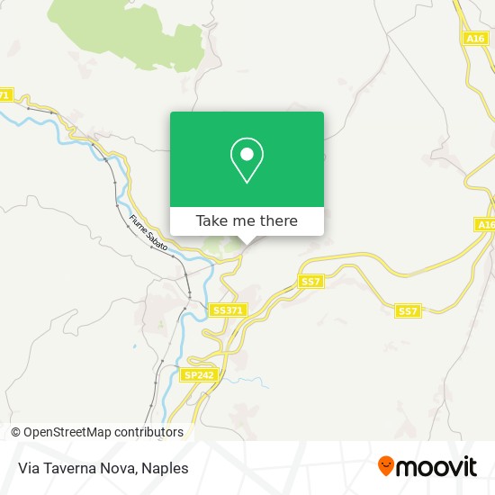 Via Taverna Nova map