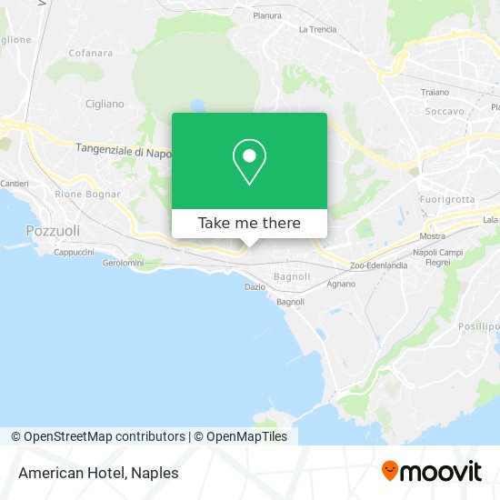 American Hotel map