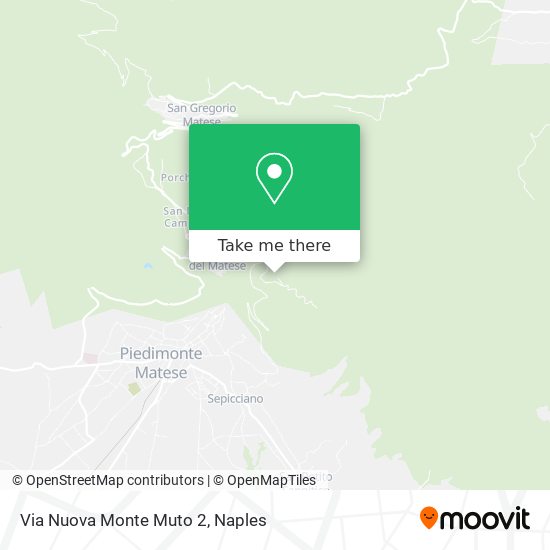 Via Nuova Monte Muto 2 map