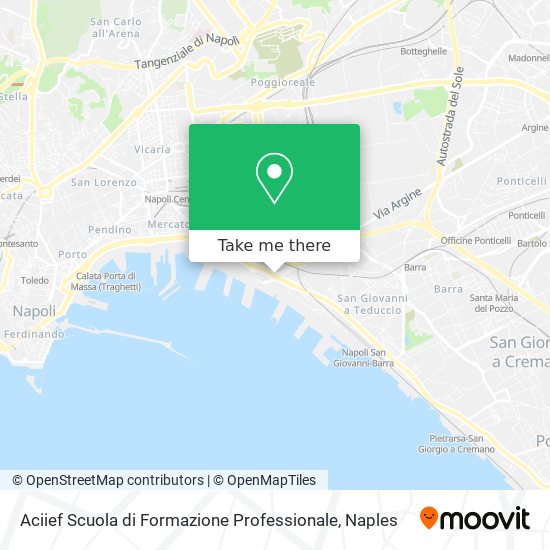 Aciief Scuola di Formazione Professionale map