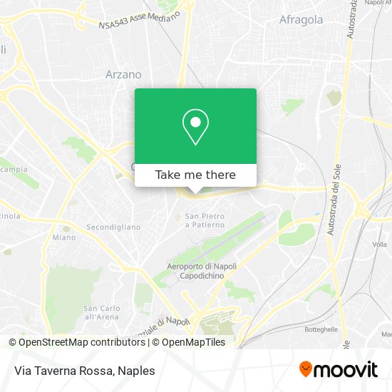Via Taverna Rossa map