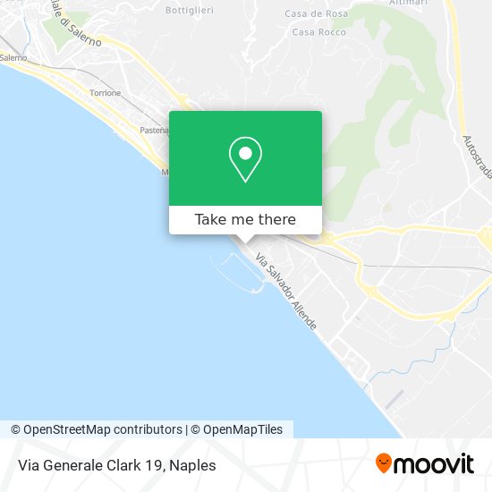 Via Generale Clark  19 map